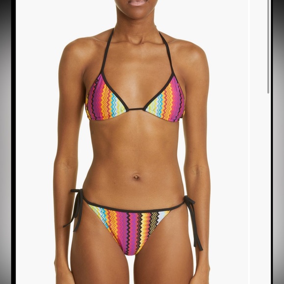 Missoni Iconic Zigzag Two-Piece Swimsuit - Picture 1 of 4